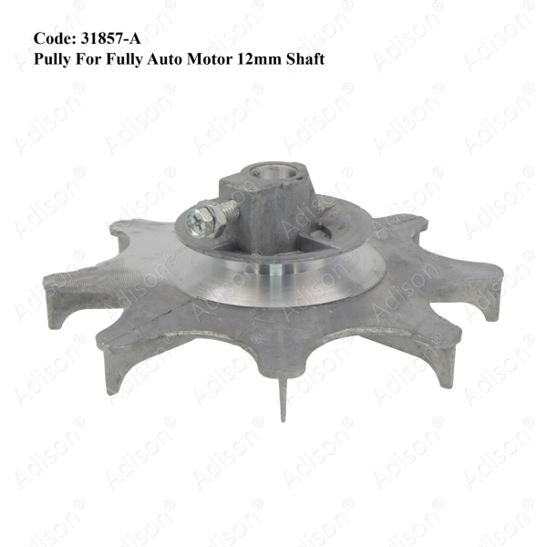 Code: 31857-A Pully for Fully Auto Motor 12mm Shaft Wash Motor / Spin Motor Washing Machine Parts Melaka, Malaysia Supplier, Wholesaler, Supply, Supplies | Adison Component Sdn Bhd