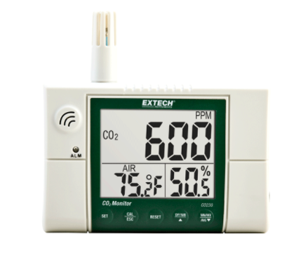 extech co230 : indoor air quality, carbon dioxide (co2) monitor