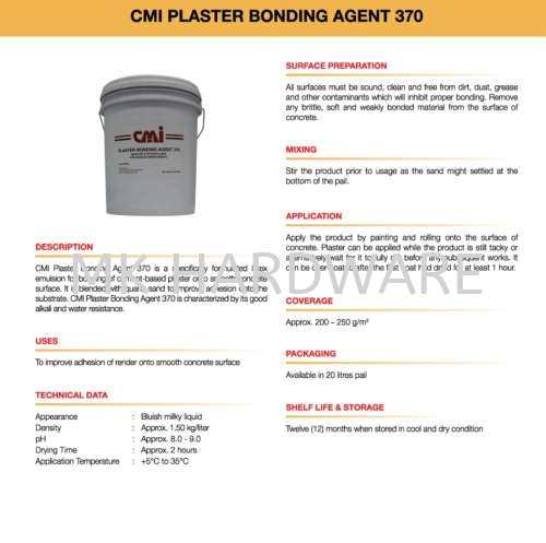 CMI PLASTER BONDING AGENT 370