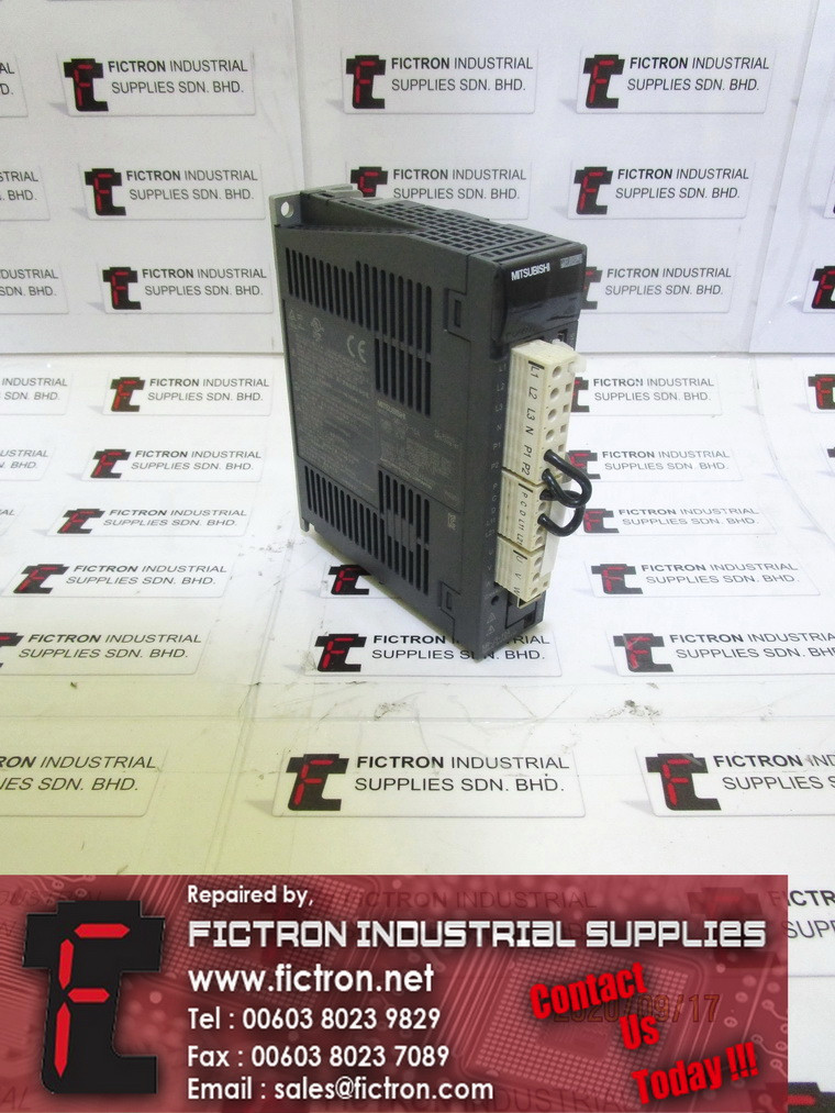 MR-J3-10A MRJ310A MELSERVO MITSUBISHI ELECTRIC AC Servo Amplifier Supply Repair Malaysia Singapore Indonesia USA Thailand