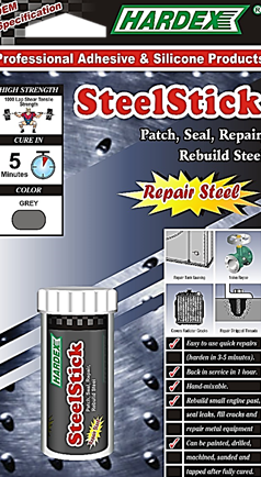 HARDEX STEELSTICK REINFORCED EPOXY COMPOUND SS 2 METAL EPOXY REPAIR COMPOUND Silicone & Adhesive Selangor, Malaysia, Kuala Lumpur (KL), Kajang Supplier, Suppliers, Supply, Supplies | Logamjadi Sdn Bhd