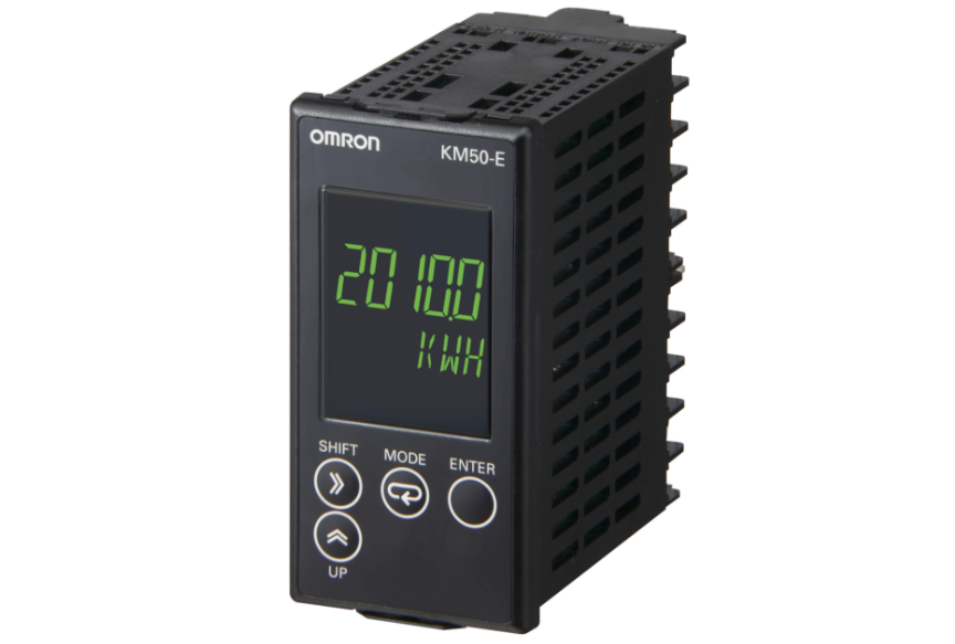 omron km50-e power and current can be measured simultaneously. measurement of generated power (regenerativ