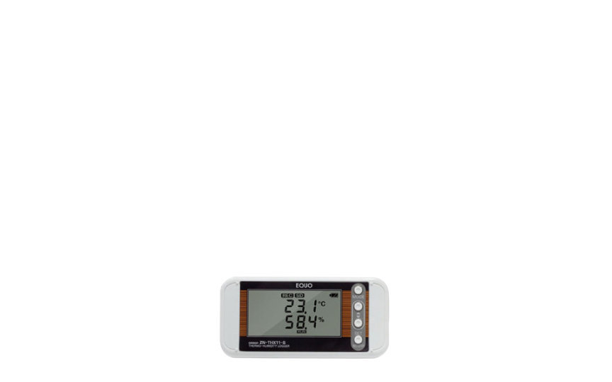 omron zn-ths-s / thx11-s easy temperature and humidity control with an sd card