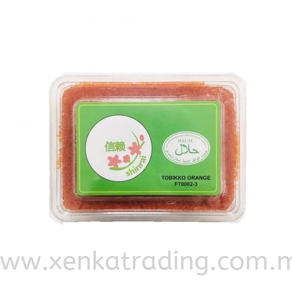 XK793  Tobikko Orange Shinrai-X (HALAL) Frozen Roe  Sushi Topping&Side Dish Selangor, Malaysia, Kuala Lumpur (KL), Puchong Supplier, Suppliers, Supply, Supplies | Xenka Trading (M) Sdn Bhd