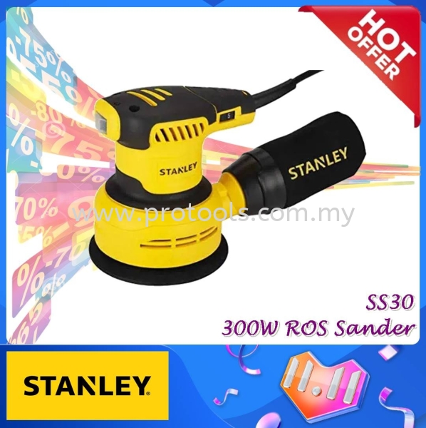 SS30-XD STANLEY RANDOM ORBITAL SANDER SANDING CORDED POWER TOOLS Johor Bahru (JB), Malaysia, Senai Supplier, Suppliers, Supply, Supplies | Protools Hardware Sdn Bhd