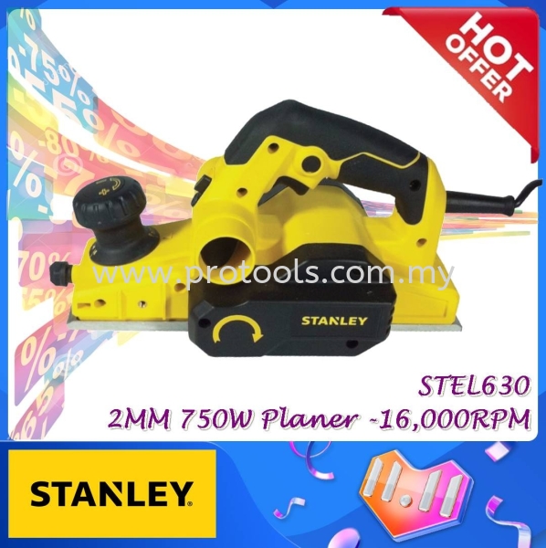 STEL630 STANLEY 750w ELECTRIC PLANER ¡¾READY STOCKS¡¿¡¾WOOD WORK¡¿¡¾ STEL 630 ¡¿ Planer & Router CORDED TOOLS POWER TOOLS Johor Bahru (JB), Malaysia, Senai Supplier, Suppliers, Supply, Supplies | Protools Hardware Sdn Bhd