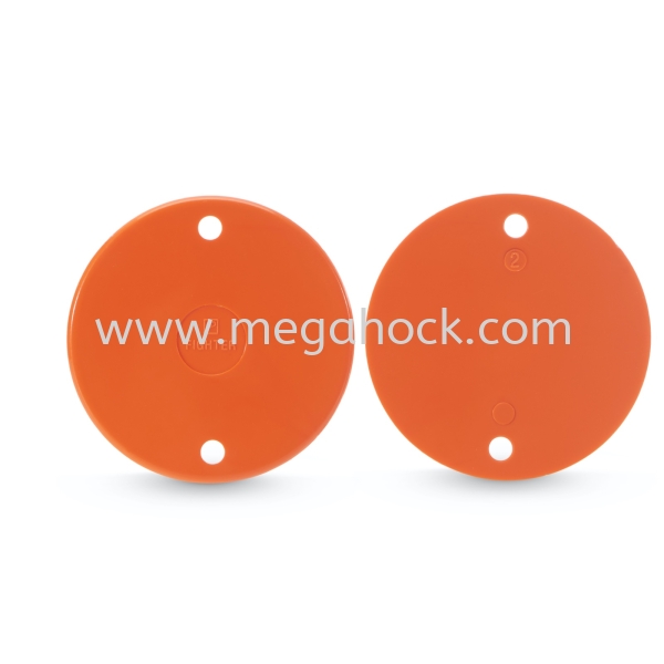  Lid Cover (Screw) (Orange) Circular Protector Cover (Clip) / Lid Cover (Screw) Conduit Fitting Johor Bahru (JB), Malaysia, Senai Supplier, Suppliers, Supply, Supplies | Megahock Pipes & Profile Manufacturing Sdn Bhd