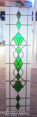 Stained Glass Door