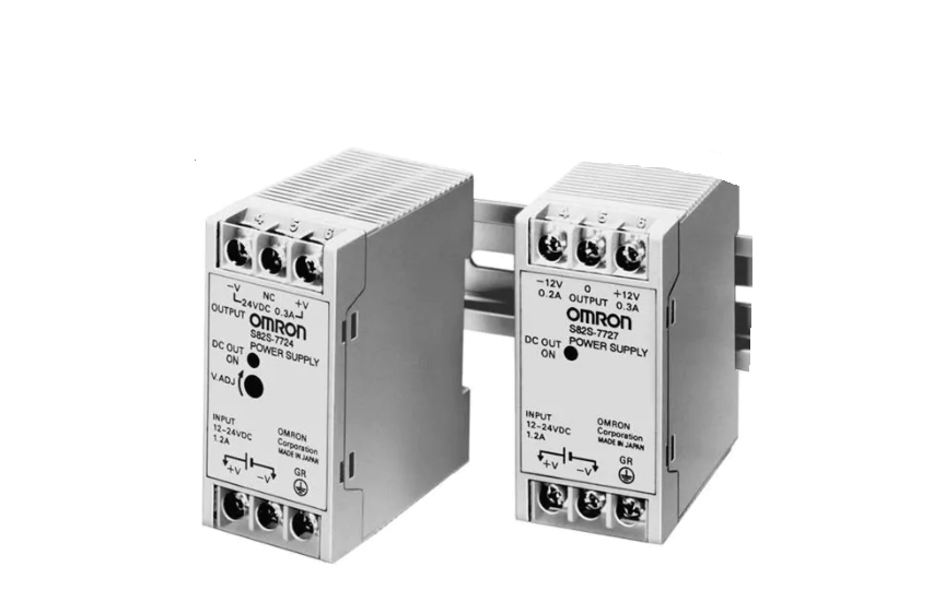 omron s82s miniature din rail mounting dc-dc power supplies