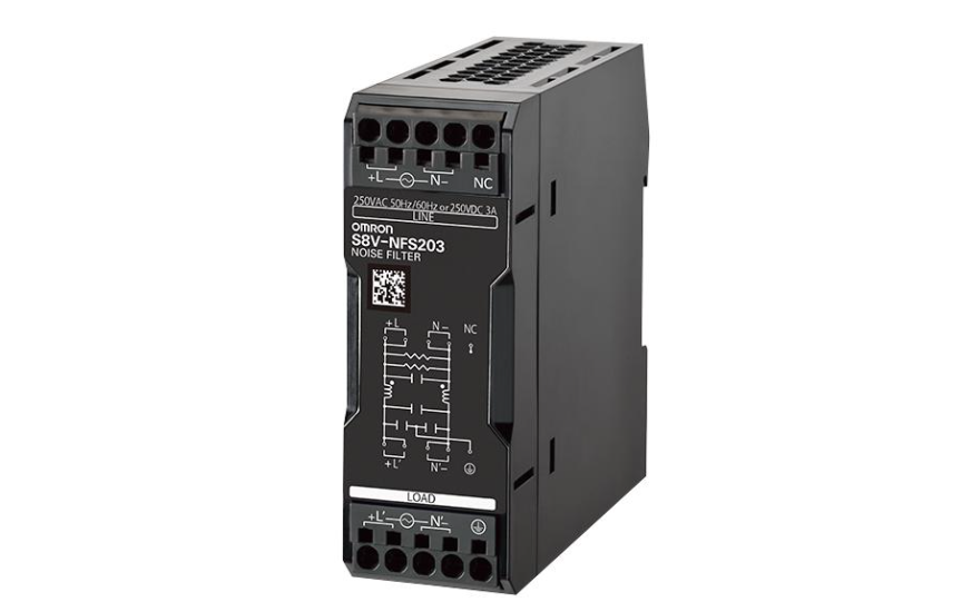 omron s8v-nf din rail mounting type ideal for control panels featuring a slim design that saves space push