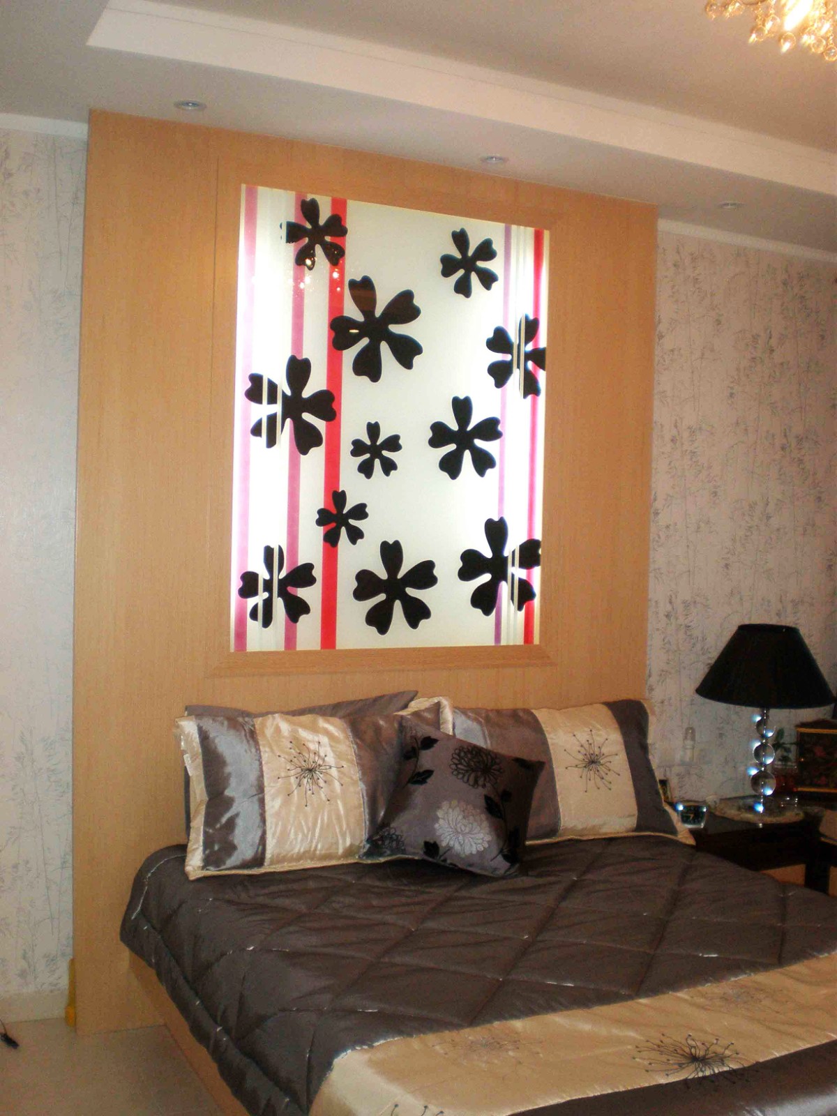 Sandblasted Glass Partition