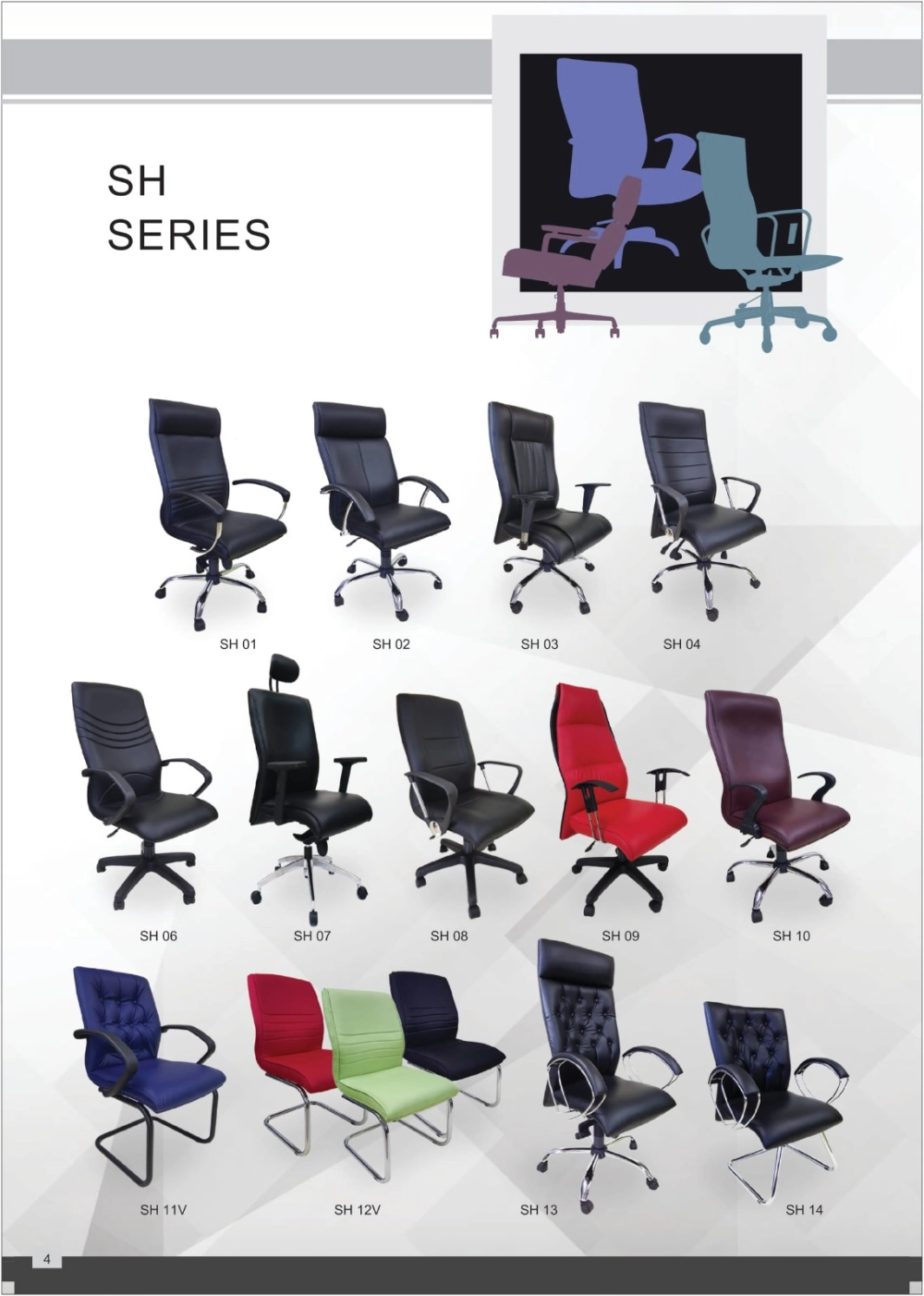 Office Chair Penang C4-1 Director Chair Collection