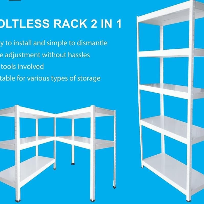 2 IN 1 Boltless Racking Light Duty Racking System Kuala Lumpur (KL), Malaysia, Selangor Supplier, Wholesaler, Supply, Supplies | Matahari Warehouse Solution Sdn. Bhd.