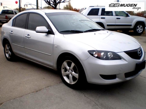 MAZDA 3 ( SEDAN ) 2004 - 2008 = MUGEN DOOR VISOR  MAZDA MUGEN Malaysia, Selangor, Kuala Lumpur (KL), Semenyih Manufacturer, Supplier, Supply, Supplies | Venttec Supply (M) Sdn Bhd