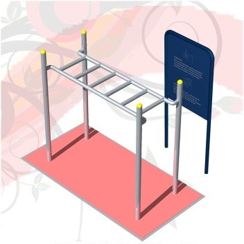 Horizontal Ladder Fitness System  Playground Outdoor  Johor Bahru JB Malaysia Supplier & Supply | I Education Solution