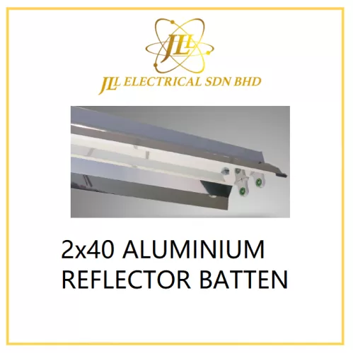 2X40 ALUMINIUM REFLECTOR BATTEN. USED FOR FISH TANNING. SBW 240