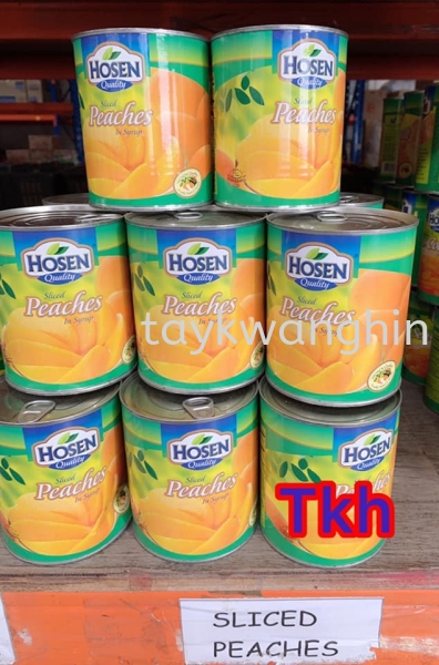 Peach Slice  Canned Food   Supplier, Suppliers, Supply, Supplies | Tay Kwang Hin Trading Sdn Bhd