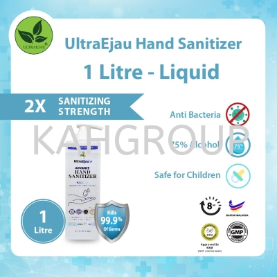 UltraEjau Hand Sanitizer 1 Litre - Liquid