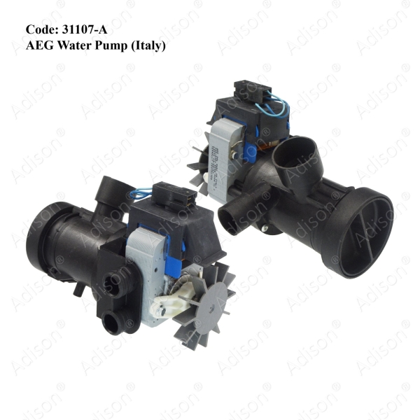 Code: 31107-A AEG Water Pump (Italy) Water Pump / Drain Pump Washing Machine Parts Melaka, Malaysia Supplier, Wholesaler, Supply, Supplies | Adison Component Sdn Bhd