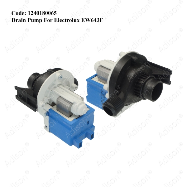 Code: 1240180065 Electrolux Drain Pump Water Pump / Drain Pump Washing Machine Parts Melaka, Malaysia Supplier, Wholesaler, Supply, Supplies | Adison Component Sdn Bhd