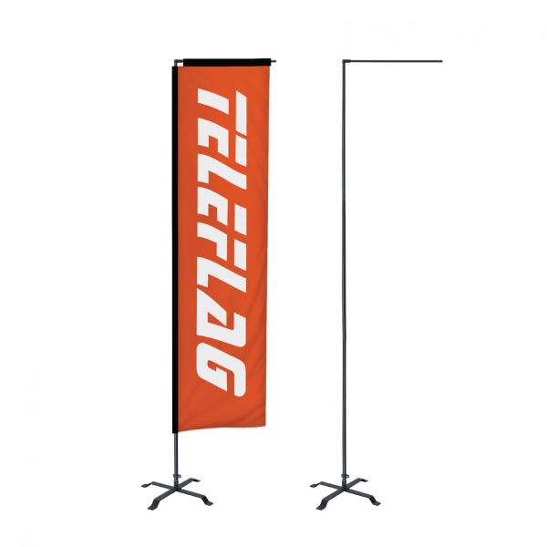 FT3 3meter teleflag banner with cross bass Beach Flag Banner Malaysia, Selangor, Kuala Lumpur (KL), Subang Jaya Manufacturer, Supplier, Supply, Supplies | A Top Station Enterprise (M) Sdn Bhd