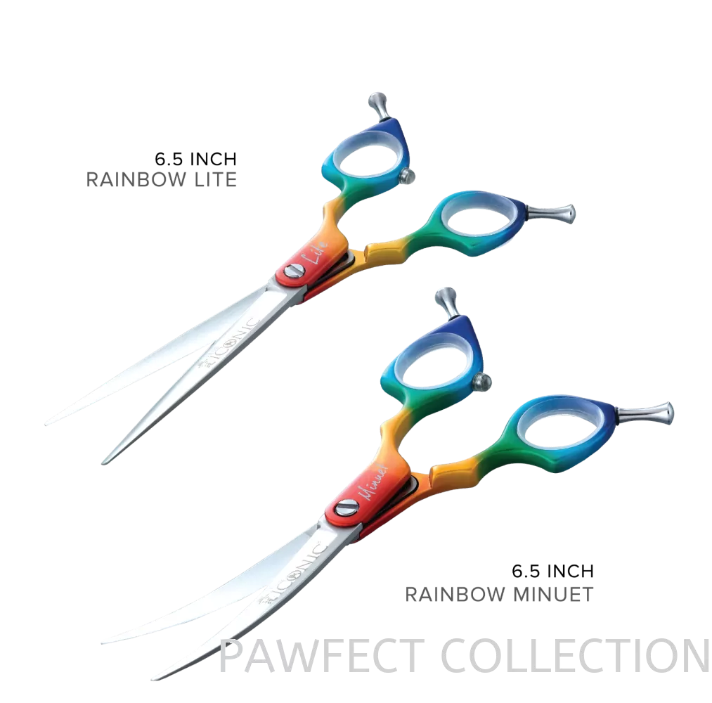 True Iconic Rainbow Set Scissors (Minuet & Lite)