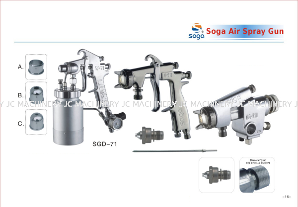  Spray Gun Paint Johor, Malaysia, Muar Supplier, Suppliers, Supply, Supplies | JC MACHINERY INDUSTRY SDN BHD