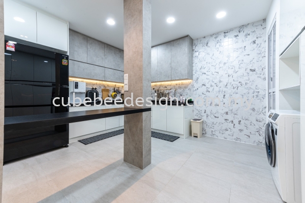 Sri Damansara @ Residensial @ Renovation RESIDENTIAL SEMI D @ SRI DAMANSARA (RENOVATION & ID) Selangor, Puchong, Kuala Lumpur (KL), Malaysia Works, Contractor | Cubebee Design Sdn Bhd