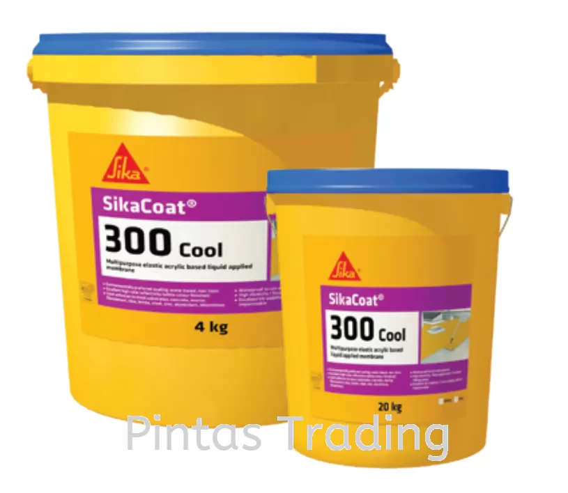 SikaCoat 300 Cool | Multipurpose Elastic Acrylic Based Liquid Applied Membrane