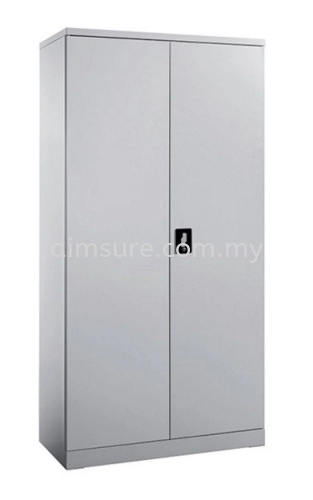 Full height swing door steel cabinet light grey colour