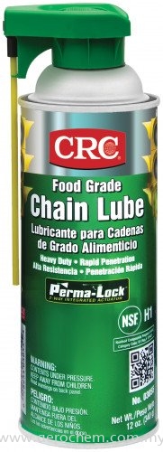 CRC Food Grade Chain Lube LUBRICANTS CRC SPRAYS & CHEMICALS MAINTENANCE - REPAIR - OVERHAUL PRODUCTS Johor Bahru (JB), Malaysia, Mount Austin Supplier, Suppliers, Supply, Supplies | Aerochem Industries Sdn Bhd