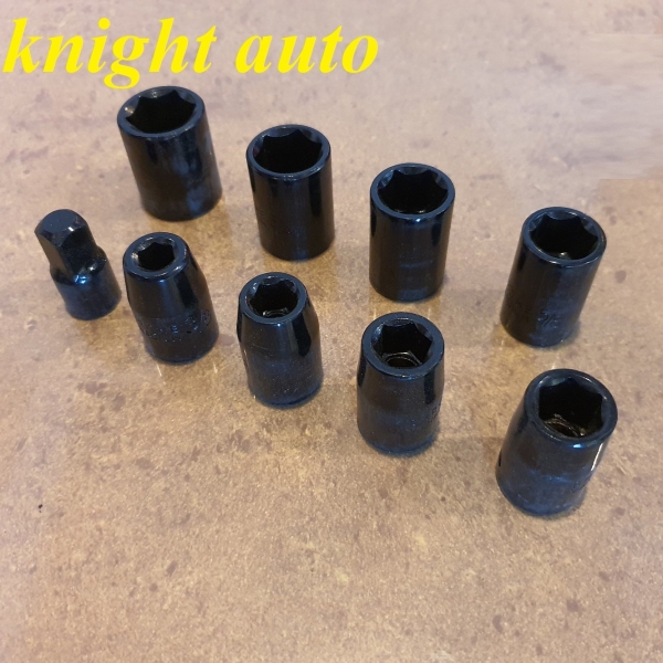 1/2"DR 9pcs Pneumatic Hexagon Socket ID32383 Socket Hand Tools Selangor, Malaysia, Kuala Lumpur (KL), Seri Kembangan, Setapak, Kajang Supplier, Suppliers, Supply, Supplies | Knight Auto Sdn Bhd