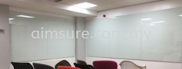 Frameless tempered glass writing board