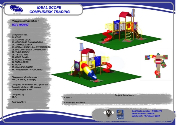 ISC 05097 Playground Malaysia, Seremban, Negeri Sembilan Manufacturer, Supplier, Supply, Supplies | Ideal Scope Playground Sdn Bhd