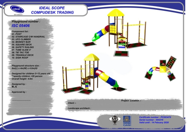 ISC 05406 Playground Malaysia, Seremban, Negeri Sembilan Manufacturer, Supplier, Supply, Supplies | Ideal Scope Playground Sdn Bhd