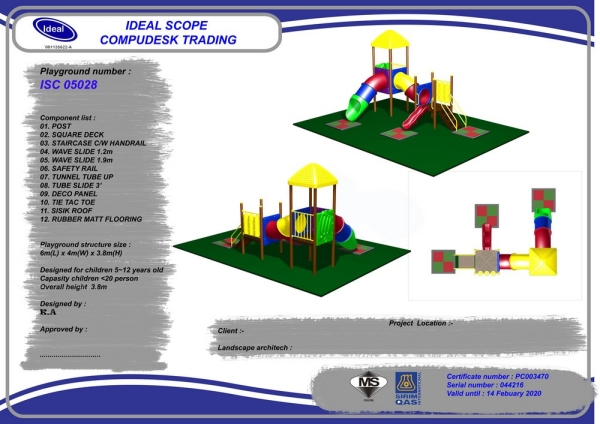 ISC 05028 Playground Malaysia, Seremban, Negeri Sembilan Manufacturer, Supplier, Supply, Supplies | Ideal Scope Playground Sdn Bhd