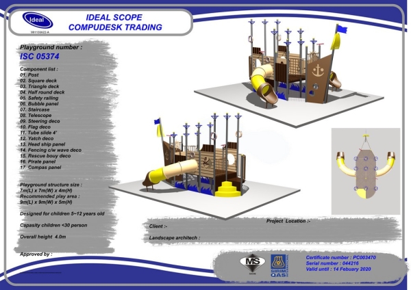 ISC 05374 Playground Malaysia, Seremban, Negeri Sembilan Manufacturer, Supplier, Supply, Supplies | Ideal Scope Playground Sdn Bhd