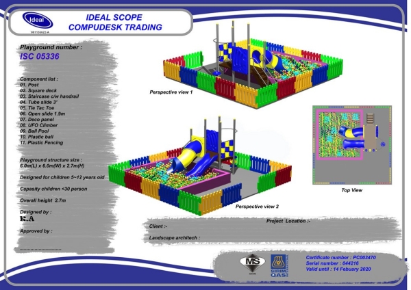 ISC 05336 Playground Malaysia, Seremban, Negeri Sembilan Manufacturer, Supplier, Supply, Supplies | Ideal Scope Playground Sdn Bhd