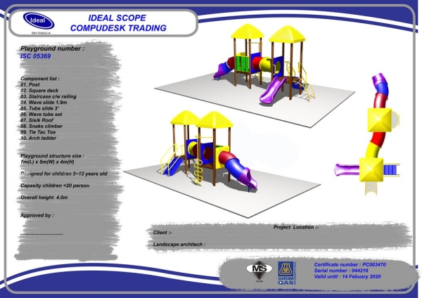 ISC 05369 Playground Malaysia, Seremban, Negeri Sembilan Manufacturer, Supplier, Supply, Supplies | Ideal Scope Playground Sdn Bhd