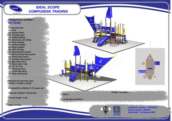 ISC 05366 Playground Malaysia, Seremban, Negeri Sembilan Manufacturer, Supplier, Supply, Supplies | Ideal Scope Playground Sdn Bhd