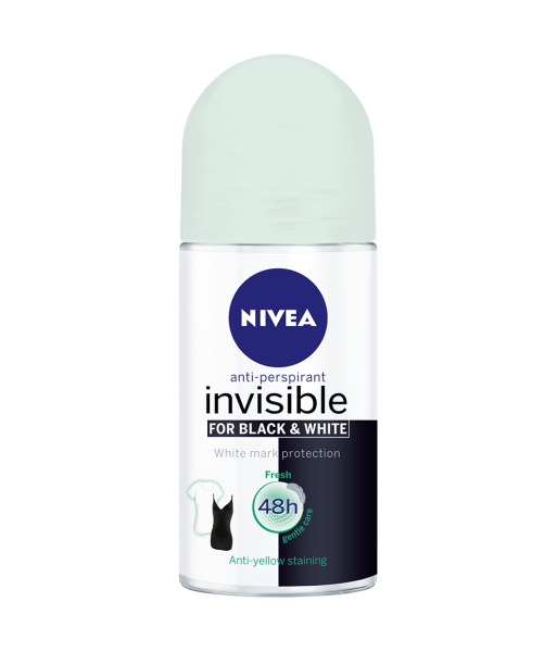 Nivea Women Roll-on Deodorant 50ml Invisible Black & White Fresh Nivea    Wholesaler, Supplier, Supply, Supplies | J.B. Cip Sen Trading Sdn Bhd
