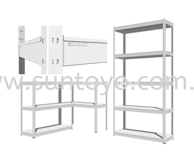 2 in 1 Boltless Rack Metal Shelve