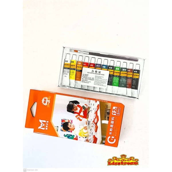 GOUACHE COLOUR ˮۻ 12 CC 6 ML Water & Poster Colours Art Supplies Stationery & Craft Johor Bahru (JB), Malaysia Supplier, Suppliers, Supply, Supplies | Edustream Sdn Bhd