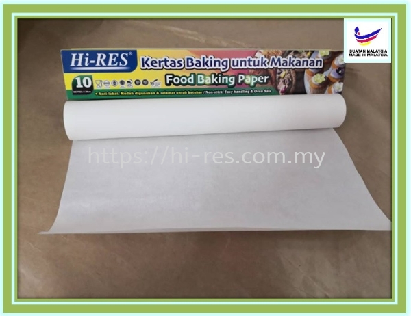 Food Baking Paper 10 m Bread, Cake & Cookie Accessories Malaysia, Kuala Lumpur (KL), Selangor Supplier, Manufacturer, Supply, Supplies | Yu Fook Paper Sdn Bhd