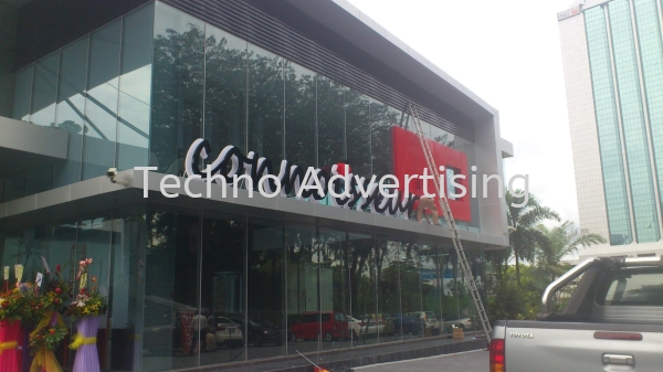 Aluminium Lettering Aluminium Lettering Box Up Signage   Supplier, Suppliers, Supply, Supplies | TECHNO ADVERTISING