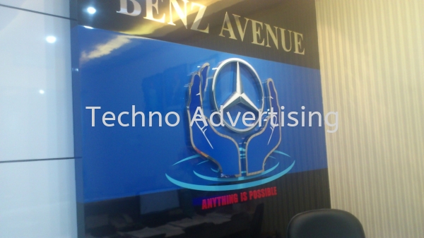 Stainless Steel Stainless Steel Box Up Signage Johor Bahru (JB), Malaysia, Taman Perling Supplier, Suppliers, Supply, Supplies | TECHNO ADVERTISING
