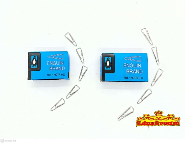 PENGUIN PAPER CLIP 25MM/31MM Clip & Pin School & Office Equipment Stationery & Craft Johor Bahru (JB), Malaysia Supplier, Suppliers, Supply, Supplies | Edustream Sdn Bhd