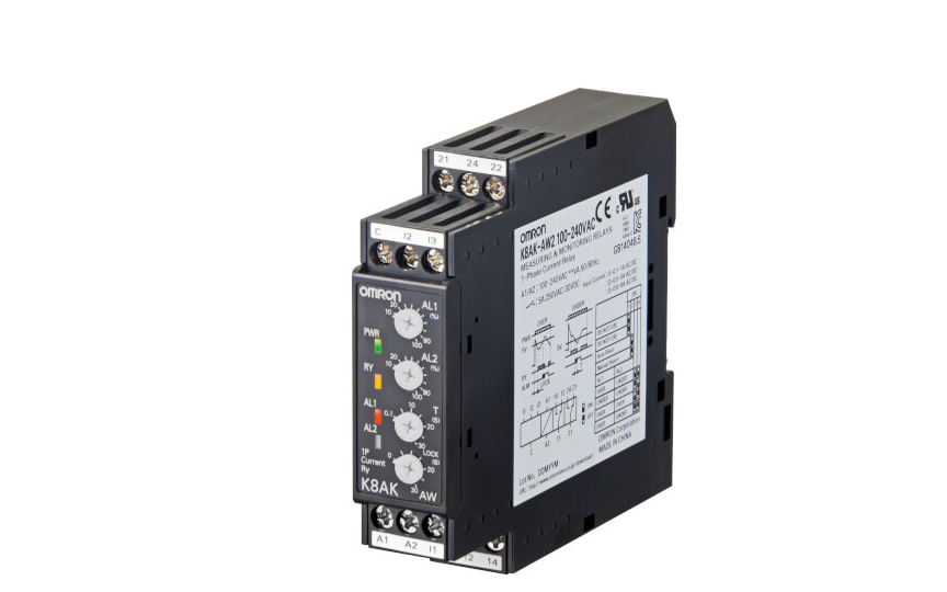 omron k8ak-aw ideal for current monitoring for industrial facilities and equipment. monitor for overcurren
