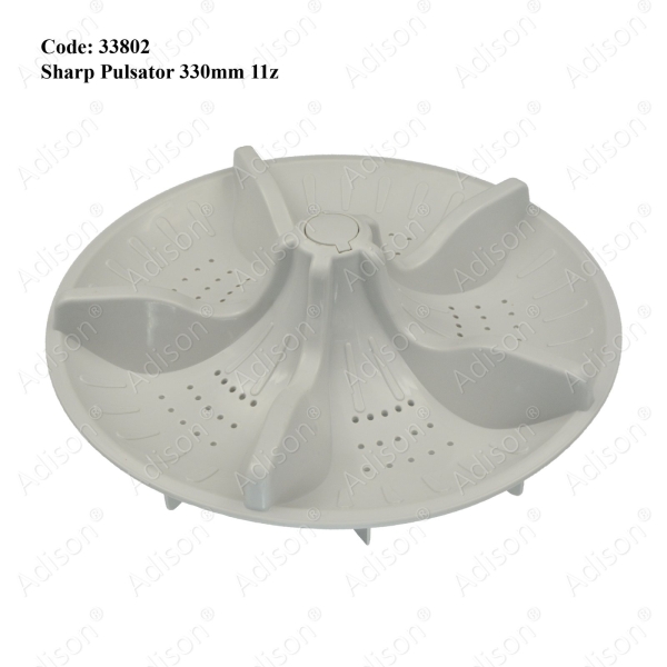 Code: 33802 Pulsator for Sharp 330mm Pulsator Washing Machine Parts Melaka, Malaysia Supplier, Wholesaler, Supply, Supplies | Adison Component Sdn Bhd