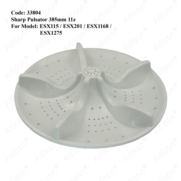 Code: 33804 Pulsator for Sharp 385mm Pulsator Washing Machine Parts Melaka, Malaysia Supplier, Wholesaler, Supply, Supplies | Adison Component Sdn Bhd